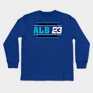 #23 ALB Logo Kids Long Sleeve T-Shirt